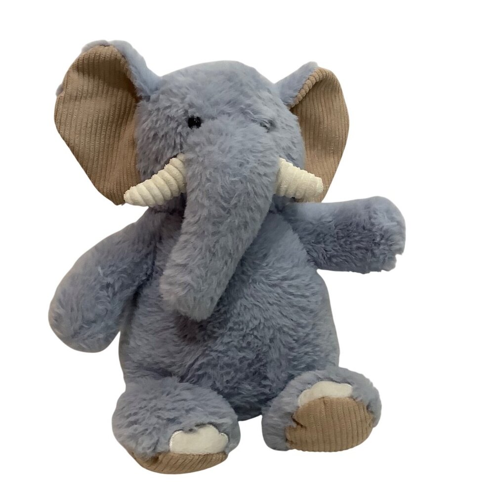 Aroma‎ Home Elephant Plush Stuffed Animal Microwavable Toy Corduroy Accents 12"